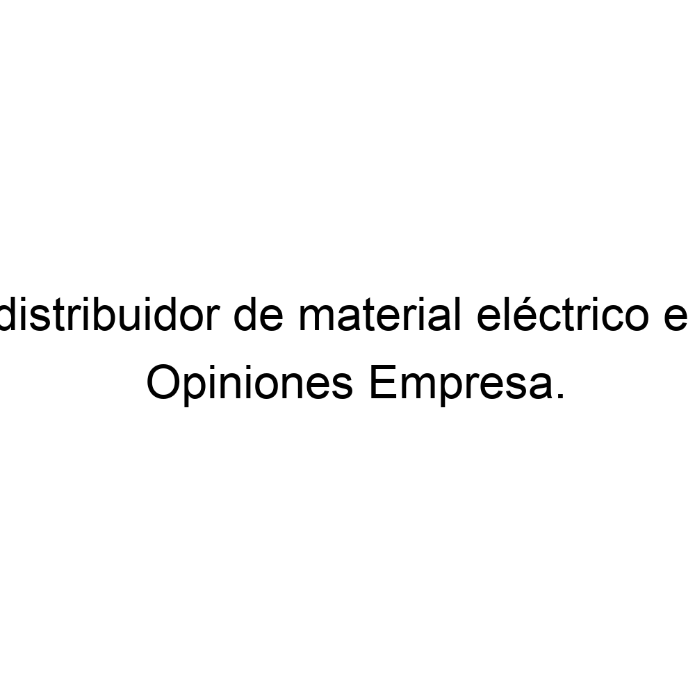 Gyemo, tu distribuidor de material eléctrico