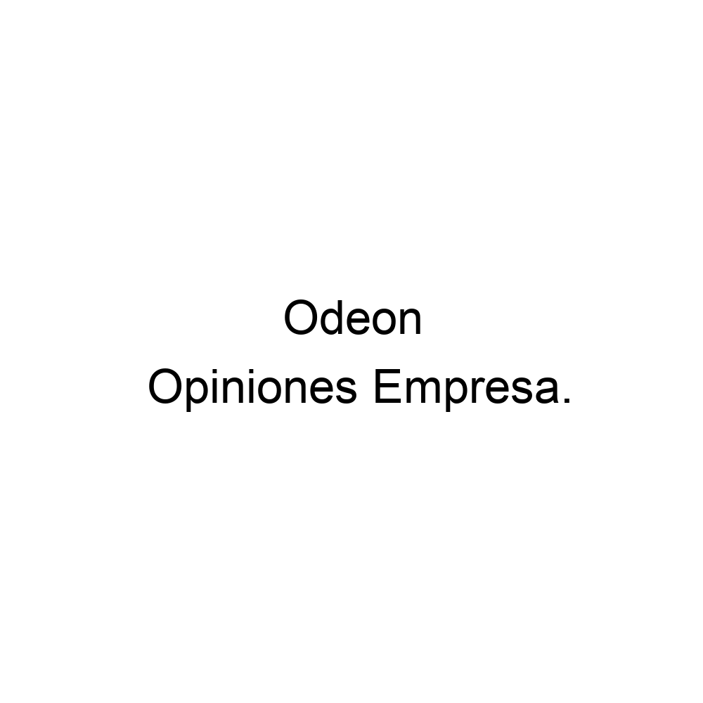 Opiniones Odeon Zaragoza