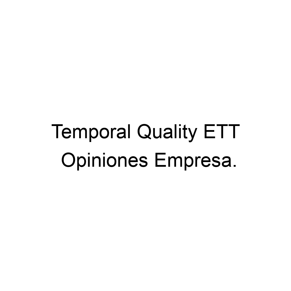 Opiniones Temporal Quality Barberá del Vallés ▷ 931174113